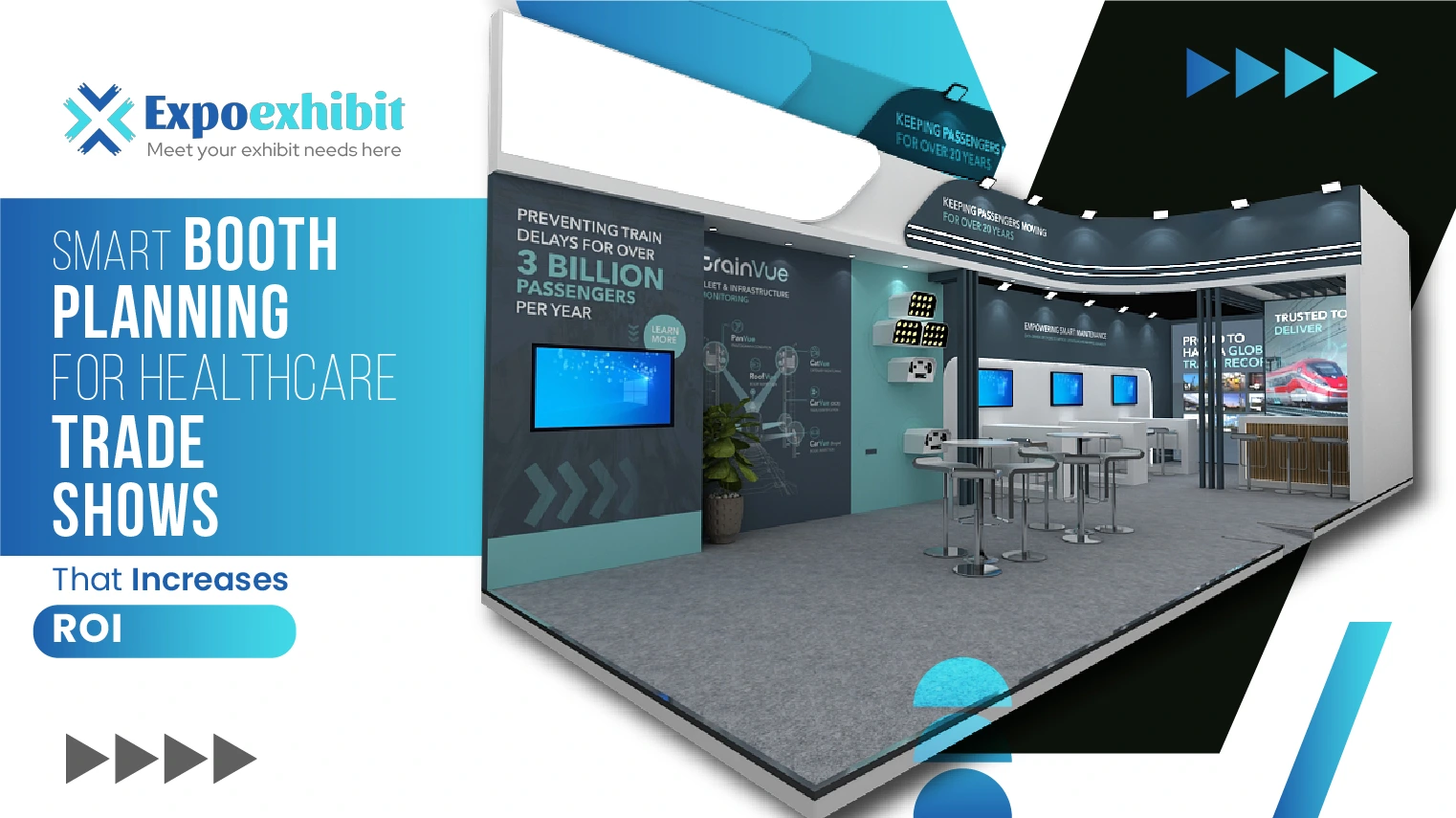 healthcare trade show booth