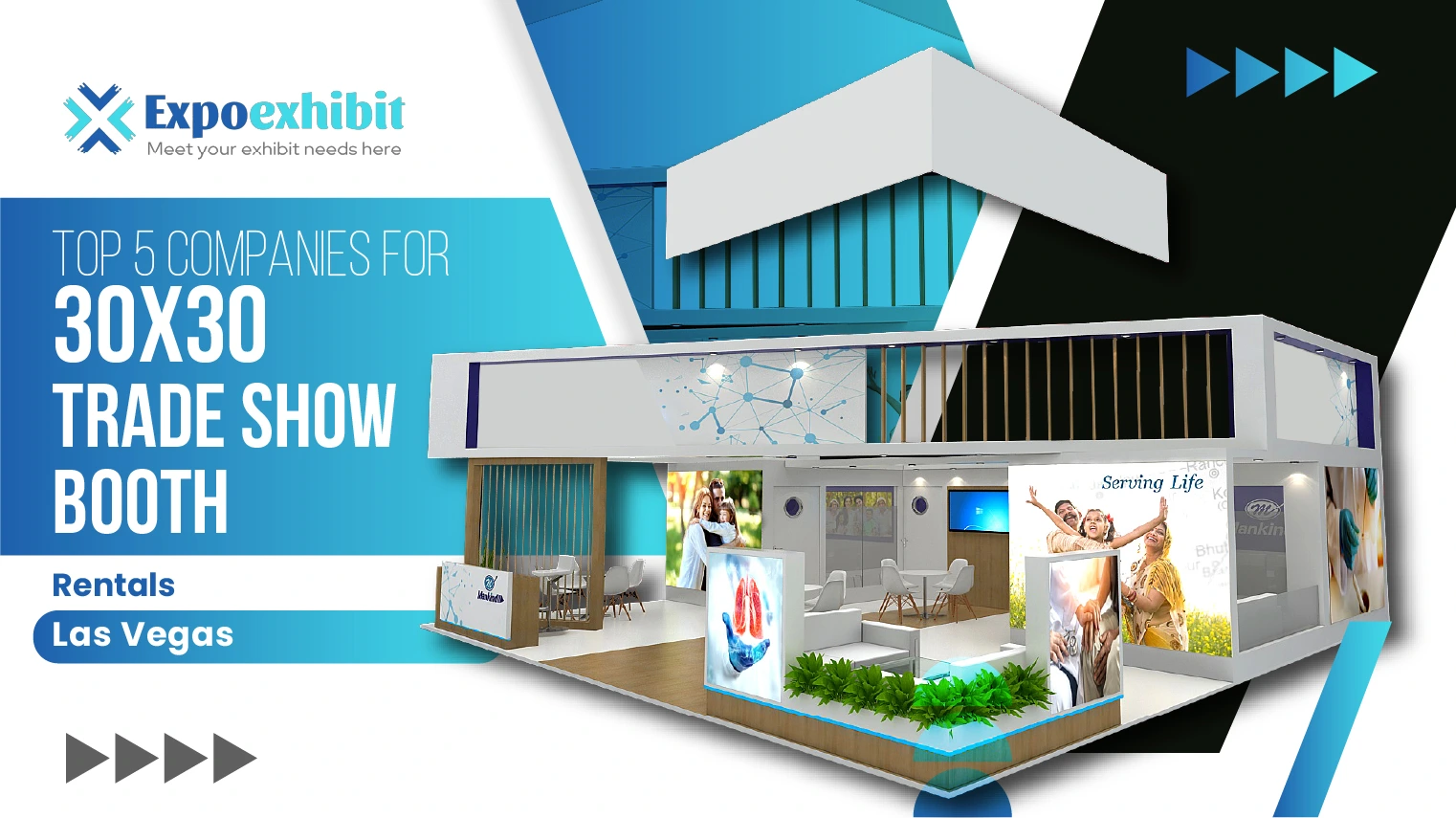 30x30 trade show booth rentals Las Vegas